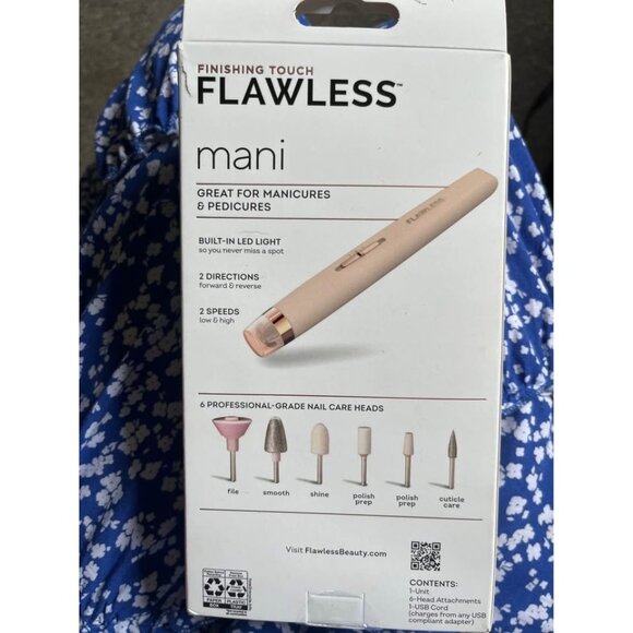 Finishing Touch Flawless Mani & Pedi Electric Nail Drill File - Picture 2 of 2